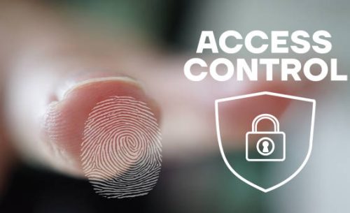 access control systems is shown using a text